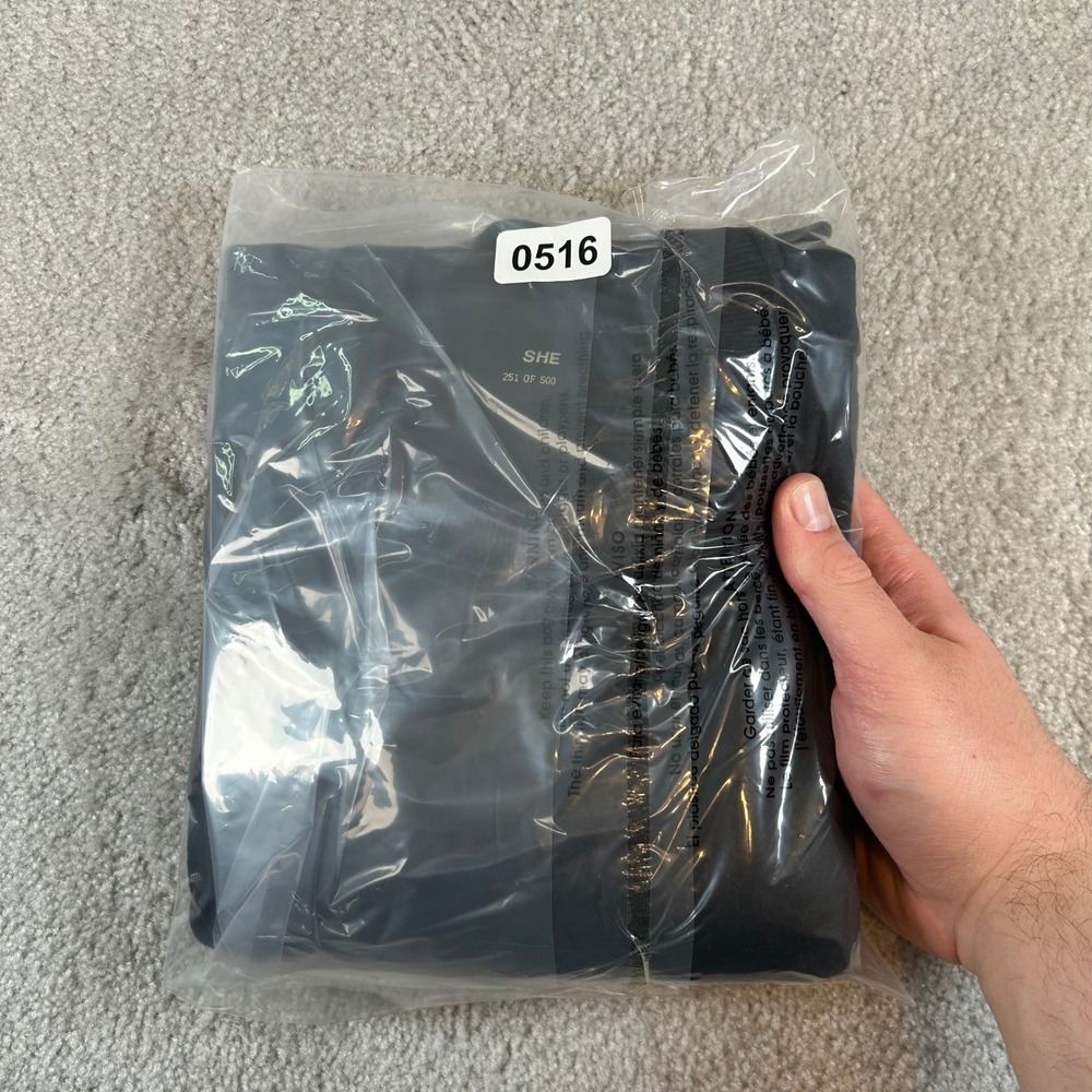 Darc Sport Wolves Grit Before Glory Cropped Sweatshirt Black Limited Edition L - Picture 15 of 15